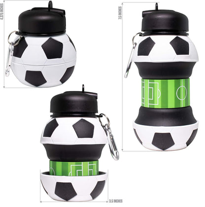 SOCCER WATER BOTTLE COLLAPSIBLE