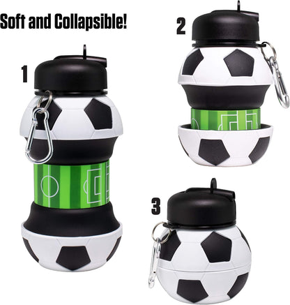 SOCCER WATER BOTTLE COLLAPSIBLE