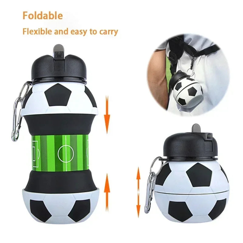 SOCCER WATER BOTTLE COLLAPSIBLE