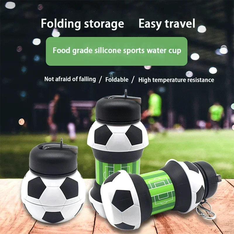 SOCCER WATER BOTTLE COLLAPSIBLE