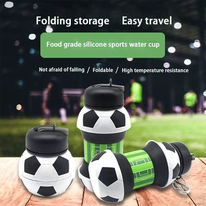 SOCCER WATER BOTTLE COLLAPSIBLE